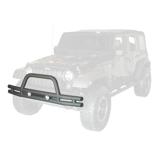 Rugged Ridge 3in Double Tube Front Bumper | Jeep Wrangler (07-18) (11561.1)