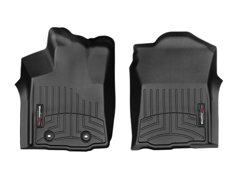 WeatherTech 16+ Toyota Tacoma Double Cab Front FloorLiner | Black