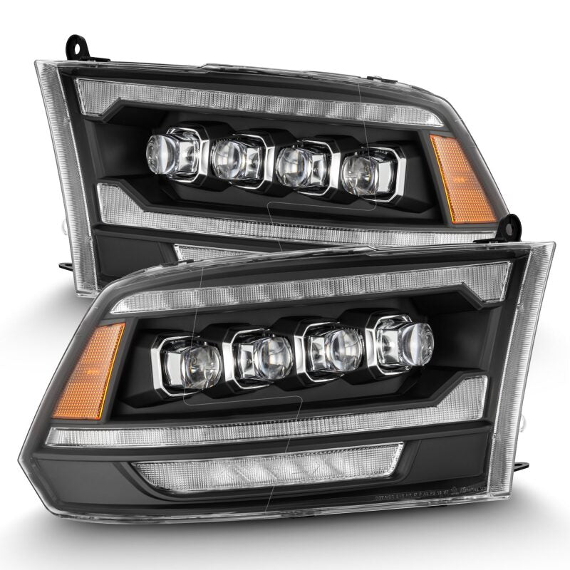 AlphaRex NOVA LED Projector Headlights (Chrome): Dodge Ram 2009 - 2018 (1500, 2500 & 3500)
