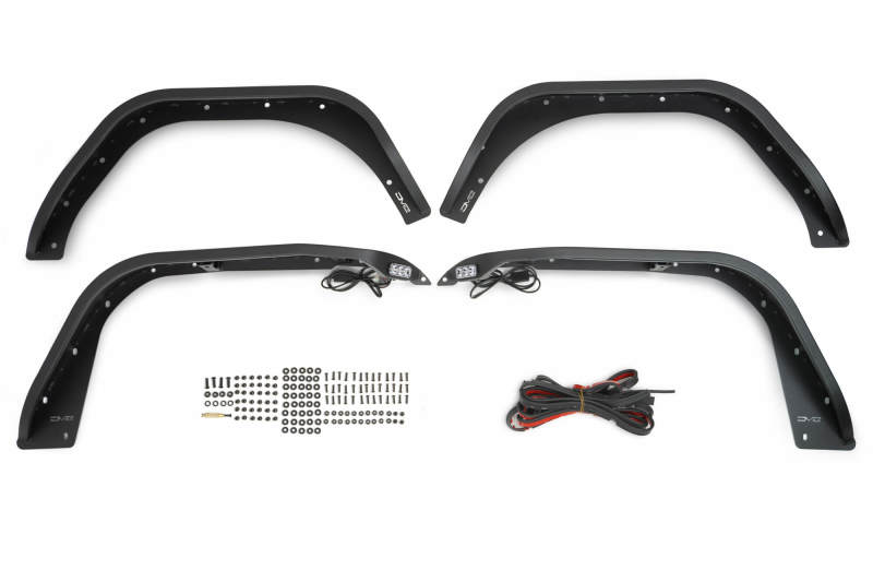 DV8 Offroad Slim Fender Flares | Jeep Wrangler JL (18-23) (FDJL-07)