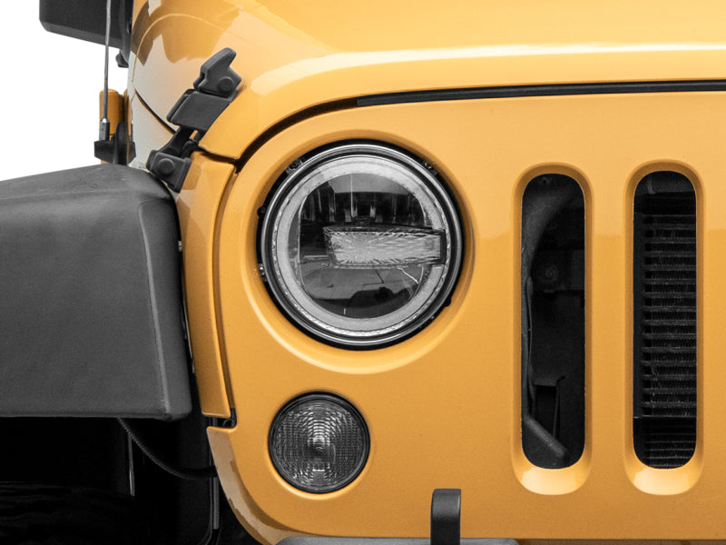 Raxiom 7-Inch LED Headlights w/ Halos | Jeep Wrangler TJ / JK (J155018)
