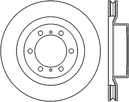 StopTech Cryo Slotted Front Right Sport Brake Rotor | Lexus GX460 / Toyota 4Runner (10-17) (126.44174CSR)