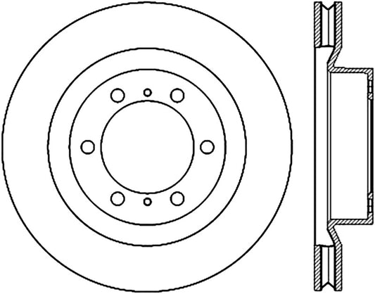 StopTech Cryo Slotted Front Right Sport Brake Rotor | Lexus GX460 / Toyota 4Runner (10-17) (126.44174CSR)