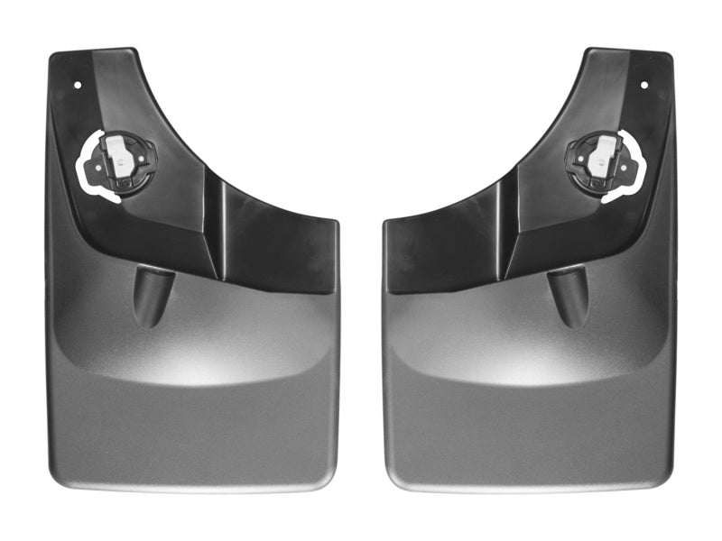WeatherTech 2015-2020 Ford F-150 w/ Fender Lip Molding No-Drill Rear Mudflaps | Ford F-150 (15-20) / Raptor (17-20) (120044)
