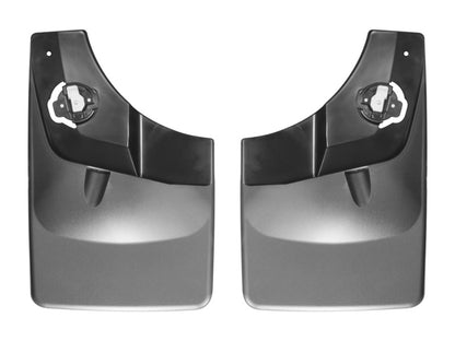 WeatherTech 2015-2020 Ford F-150 w/ Fender Lip Molding No-Drill Rear Mudflaps | Ford F-150 (15-20) / Raptor (17-20) (120044)