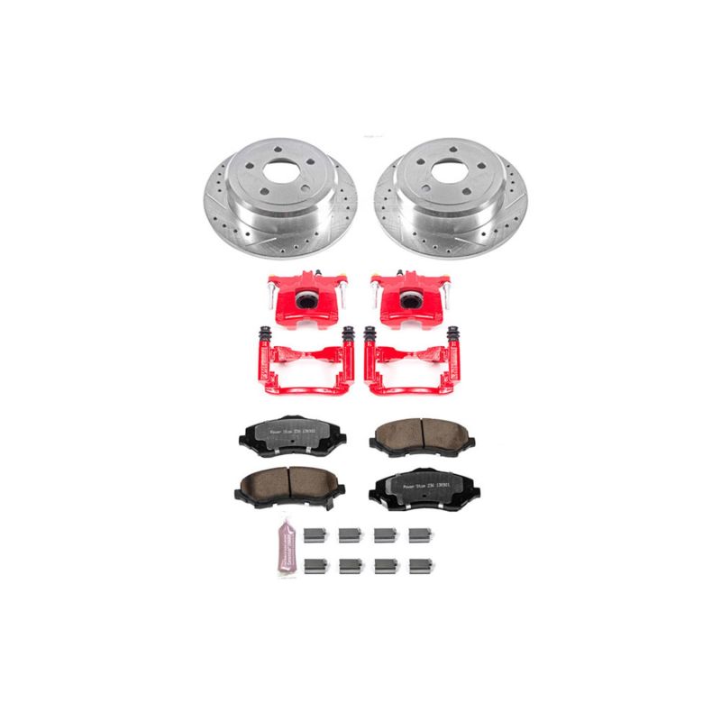 PowerStop Rear Z36 Truck & Tow Brake Kit w/ Calipers | Jeep Wrangler 2007–2017 (KC3090-36)