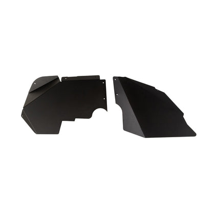 Rugged Ridge Aluminum Fender Liners (FRONT): Fits Most Jeep Wrangler Models (2007-2018) - Black