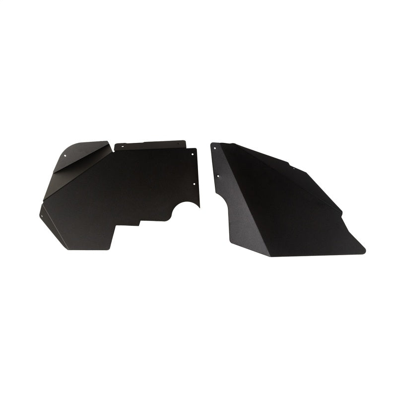 Rugged Ridge Aluminum Fender Liners (FRONT): Fits Most Jeep Wrangler Models (2007-2018) - Black