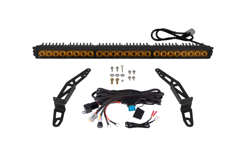 Diode Dynamics Jeep 2018 SS30 Bumper LED Kit | Jeep Wrangler JL (18-25) Sport Yellow Combo (DD8720)