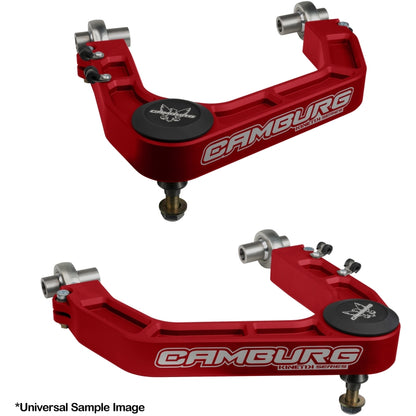 Camburg Billet Uniball Upper Arms | Toyota Tacoma (12-23) / 4-Runner (03-23) / FJ Cruiser (07-14) (CAM-310184-RED)