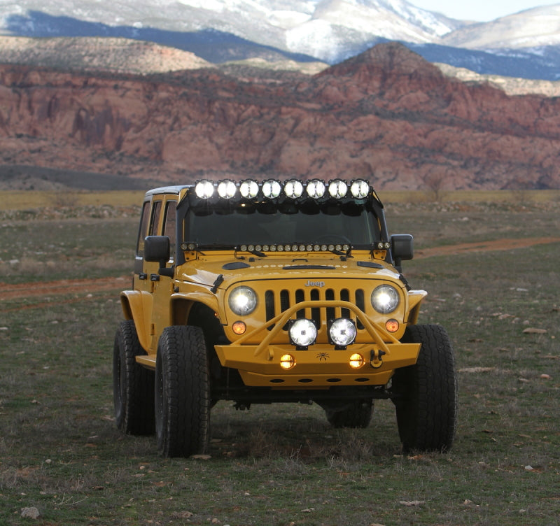 KC HiLiTES Gravity LED Pro 7" Headlights (FRONT): Jeep Wrangler JK 2007-2018