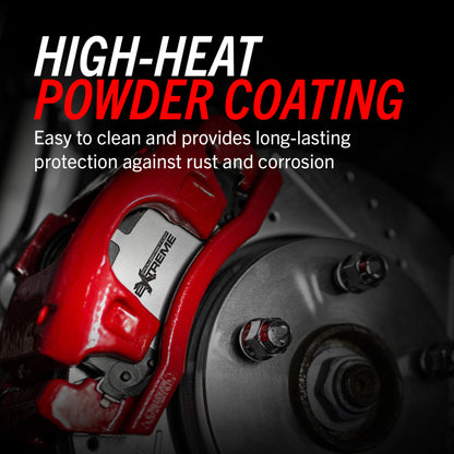 PowerStop Red Calipers (REAR): Dodge Ram 2500 (09-10) / Ram 1500 (12) / Ram 2500 (11-18) / Ram 3500 (09-10 / 11-18) w/ Brackets