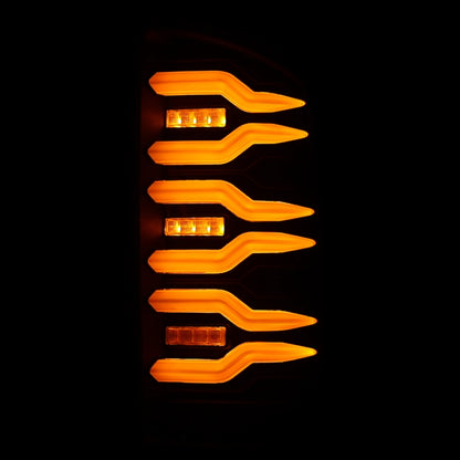 AlphaRex LUXX LED Tail Lights (Black): Dodge Ram 1500 (02-06) & 3500 (03-06)