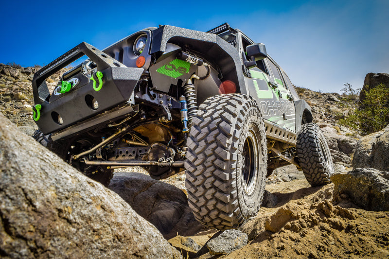 DV8 Offroad Black Aluminum Inner Fender (FRONT): Jeep Wrangler JK 2007-2018