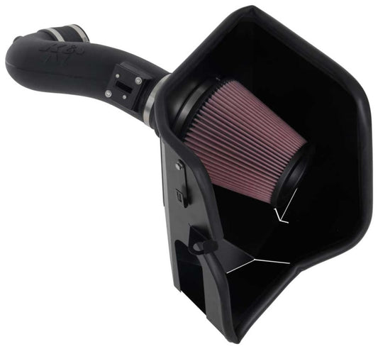 K&N 2019+ Chevrolet 1500 5.3L / 6.2L V8 F/I AirCharger Performance Intake System | Chevrolet 1500 (19+)