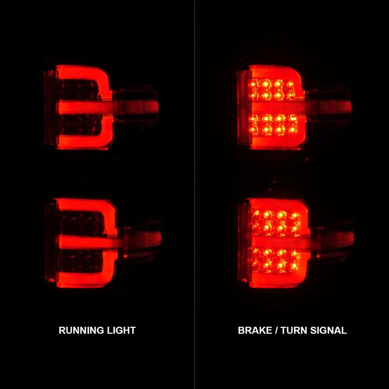 ANZO LED Tail Light Assembly w/ Clear Lens | Silverado 1500/2500/3500 / Sierra 3500 (15-19) (311423)