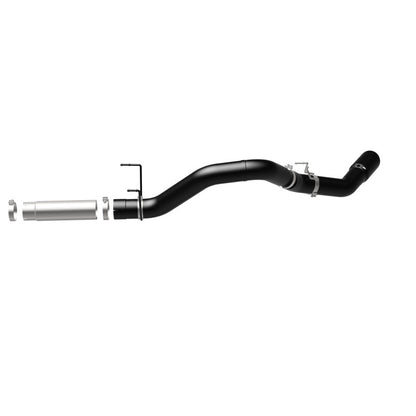MagnaFlow Black 5in Single Passenger Side Rear Exit Exhaust: Ram 2500 / Ram 3500 2019-2024