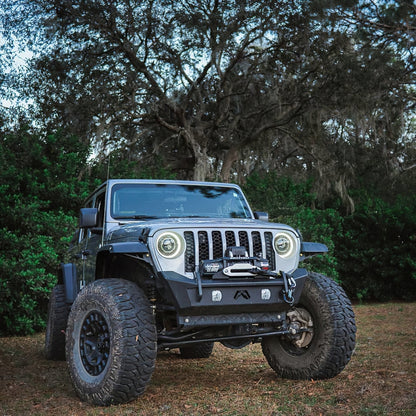 Oracle Lighting Bi-LED Projector Headlights Matte Black: Jeep Wrangler (18-24) / Gladiator (20-24)