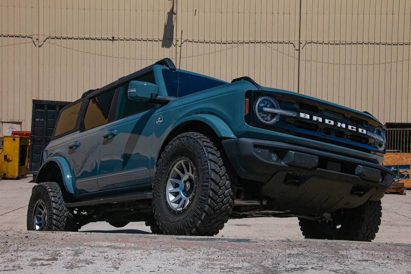 ICON 17x8.5 6x5.5 25mm Offset 5.75in BS Titanium Wheel | Ford Ranger / Ford Bronco (19-26) (2017859057TT)
