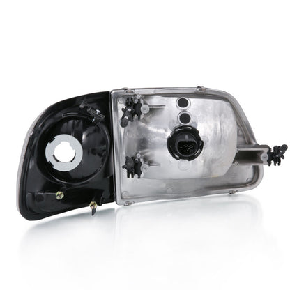 ANZO Crystal Headlight Set w/ Parking Light G2 Clear Lens | Ford F-150 (97-03) (111438)