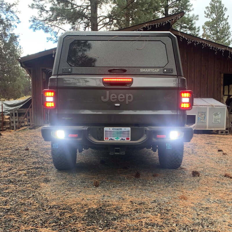 Oracle Lighting Rear Bumper LED Reverse Lights: Jeep Gladiator 2020-2024