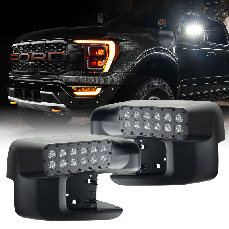 ORACLE 21-25 Ford F-150 LED Off-Road Side Mirror Ditch Lights | Ford F-150 (21-23, 24-26) / Raptor (21-23, 24-26) (5923-001)