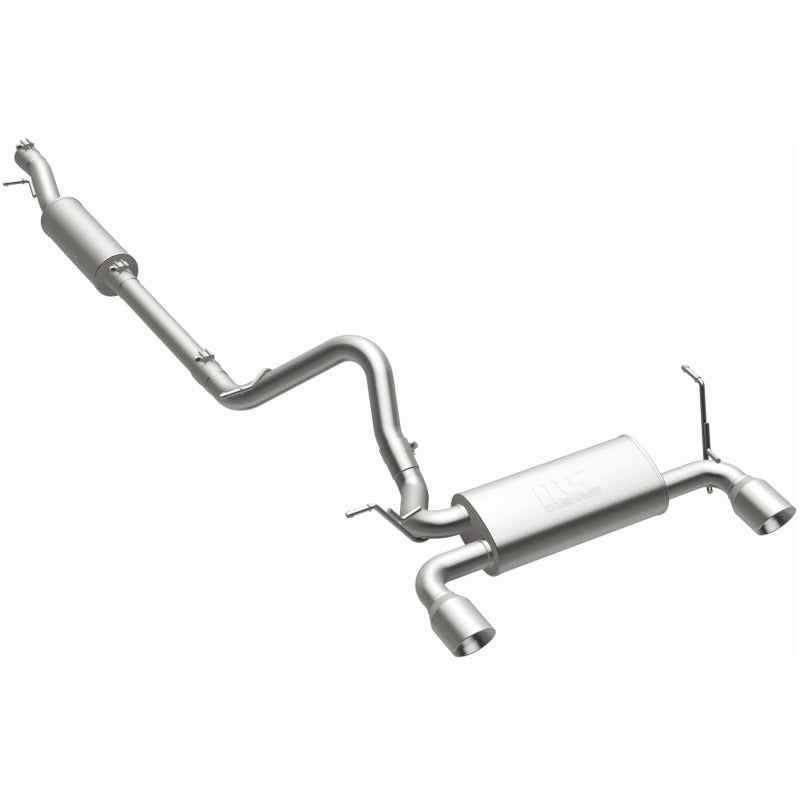 MagnaFlow Cat-Back Exhaust Black Tips (REAR): Jeep Wrangler 2012-2017 3.6L V6
