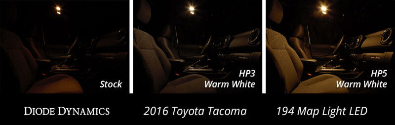 Diode Dynamics 194 LED Bulb HP3 LED - Amber (Pair) | Ford Ranger (19-26) DD0018P