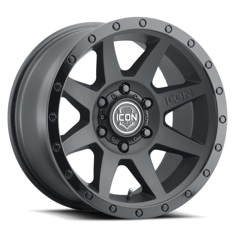 ICON Rebound 17x8.5 6x5.5 0mm Offset Double Black Wheel | Ford Bronco (21-26) (1817858347DB)