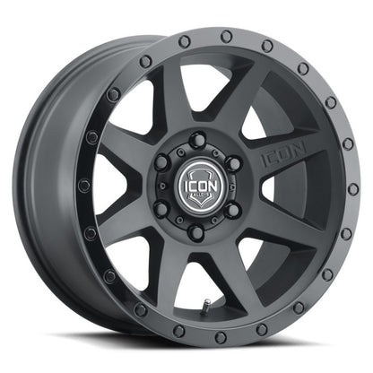 ICON Rebound 17x8.5 6x5.5 0mm Offset Double Black Wheel | Ford Bronco (21-26) (1817858347DB)