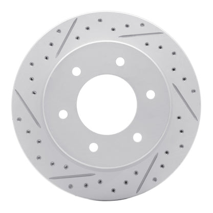 DFC 19-25 Ford Bronco Rear Left Drilled & Slotted Geoperformance Rotor | Ford Ranger / Ford Bronco (19-26) (830-54276L)