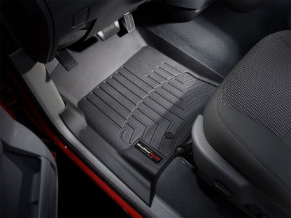 WeatherTech FloorLiner Front Floor Mats (Black): Dodge Ram 2002 - 2009 4WD (1500, 2500, 3500)