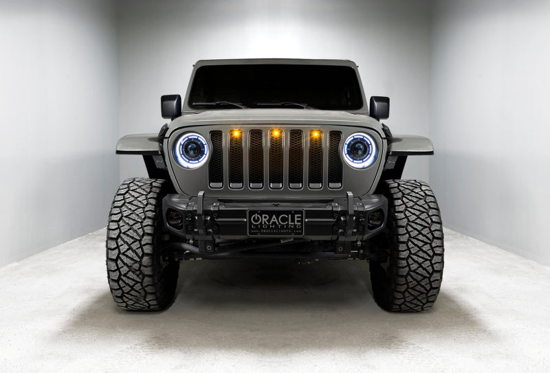 ORACLE Lighting Bi-LED Projector Headlights w/ BC1 Controller: Jeep Gladiator / Wrangler JL (18-24)