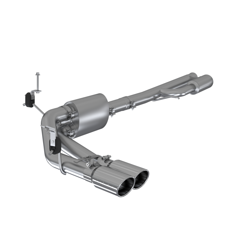 MBRP 4.5L/5.3L Pre-Axle D&S Cat-Back Exhaust w/ 4in OD Tip | Chevy 1500 (S5092AL)