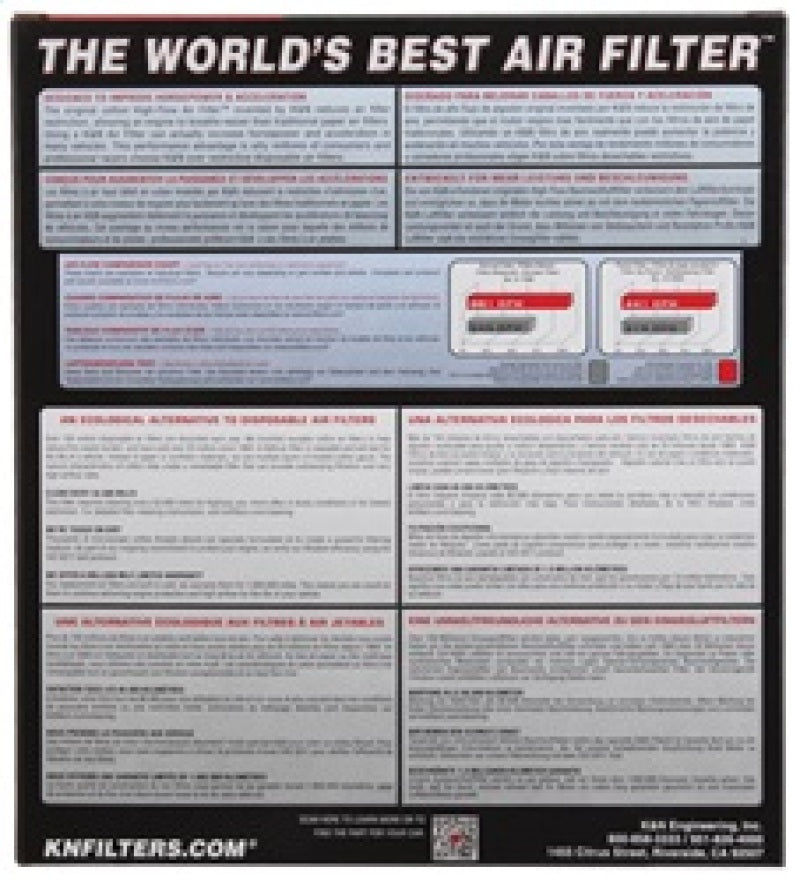 K&N Drop-In Air Filter | Ford F-150 (04-08) (33-2287)