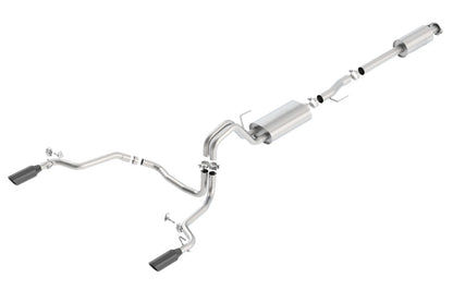 Borla 15-17/18-20 Ford F-150 2.7L/3.5L EcoBoost/5.0L V8 Rear Exit S-Type Catback Exhaust | Ford F-150 (15-17/18-20) / Raptor (17-20) (140615BC)