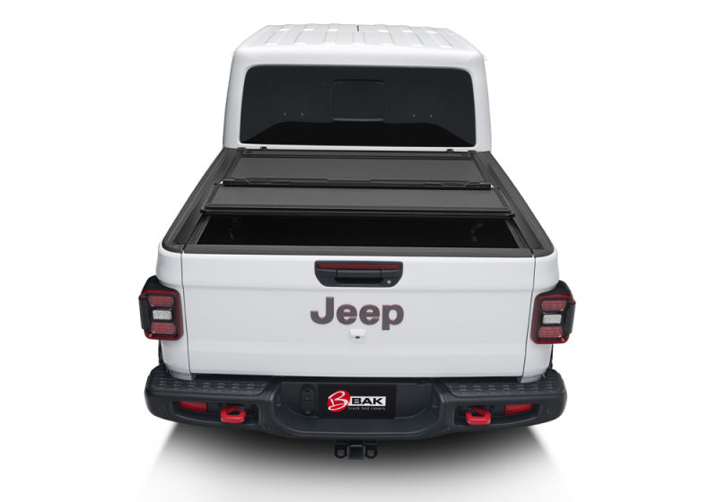 BAK BAKFlip MX4 GEN 3 Hard Folding Truck Bed Cover (5ft Bed): Jeep Gladiator (18-26) - Matte Black