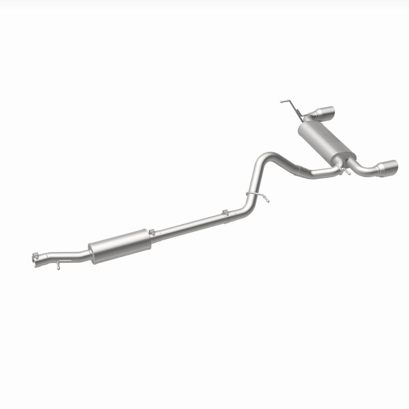 MagnaFlow Cat-Back Exhaust Black Tips (REAR): Jeep Wrangler 2012-2017 3.6L V6