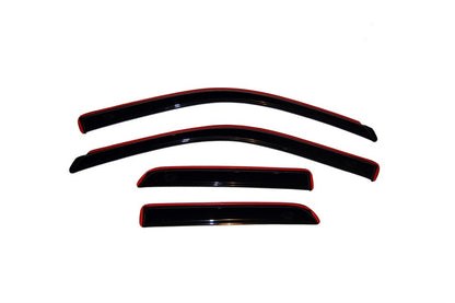 AVS Ventvisor In-Channel Window Deflectors (4PC, Smoke): Dodge RAM 1500 Quad Cab 2009 - 2018