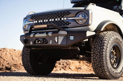 DV8 Offroad Front Bumper Winch Capable | Ford Bronco (21-26) (FBBR-01)