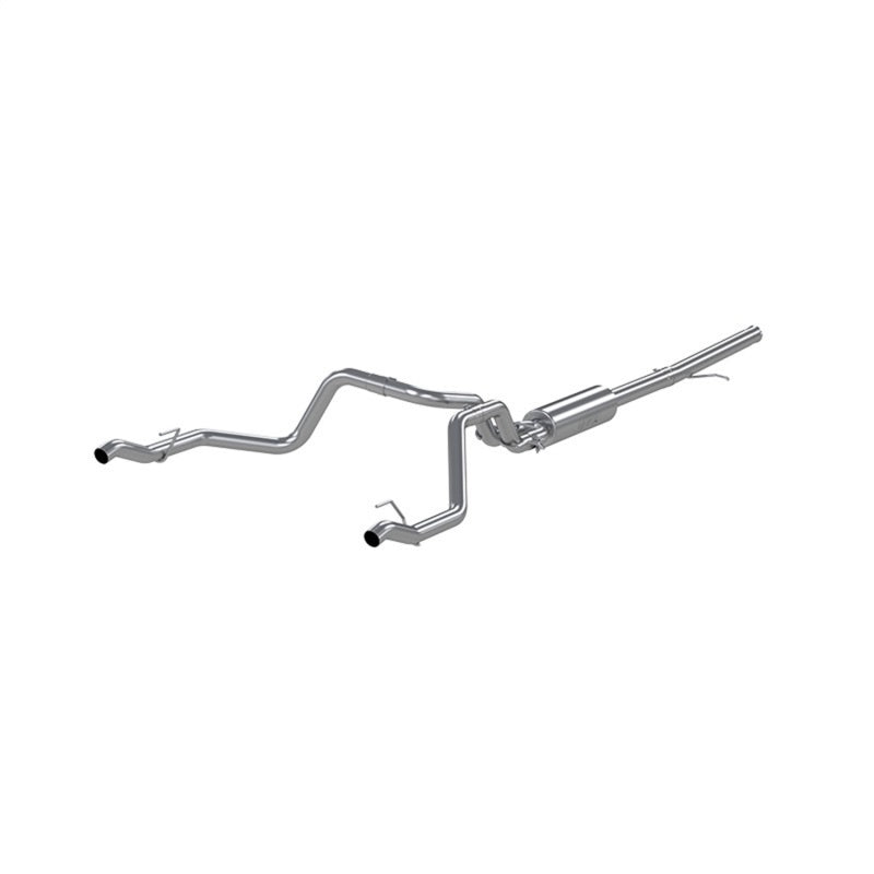 MBRP 2.5in Dual Rear Exit Alum Cat-Back Exhaust | Silverado/Sierra 1500 4.3L/5.3L (19+) (S5085AL)