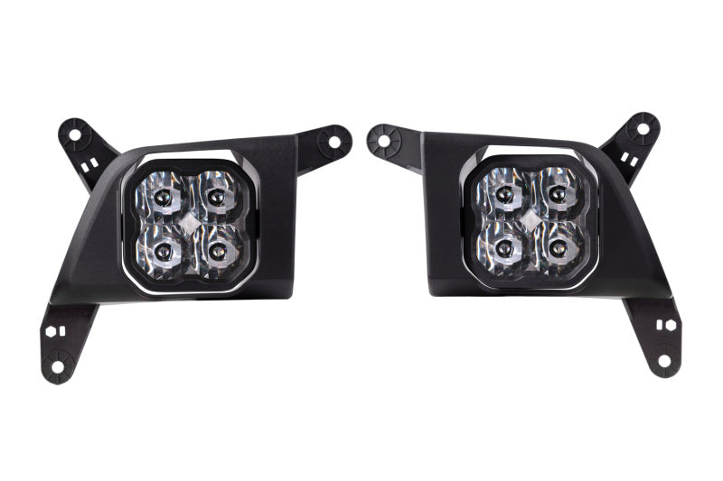 Diode Dynamics SS3 Type SV2 LED Fog Light Kit | Chevrolet Silverado 1500 / 2500HD (19-26) (DD6835)