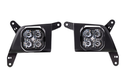 Diode Dynamics SS3 Type SV2 LED Fog Light Kit | Chevrolet Silverado 1500 / 2500HD (19-26) (DD6835)