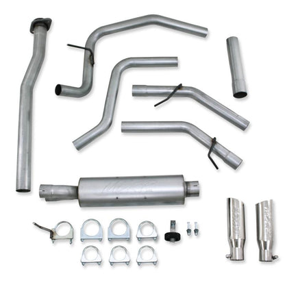MBRP 2.5in Alum 3in D&S Dual Split Rear Exit Cat-Back | Ford F-150 V6 Ecoboost (11-12) (S5240AL)