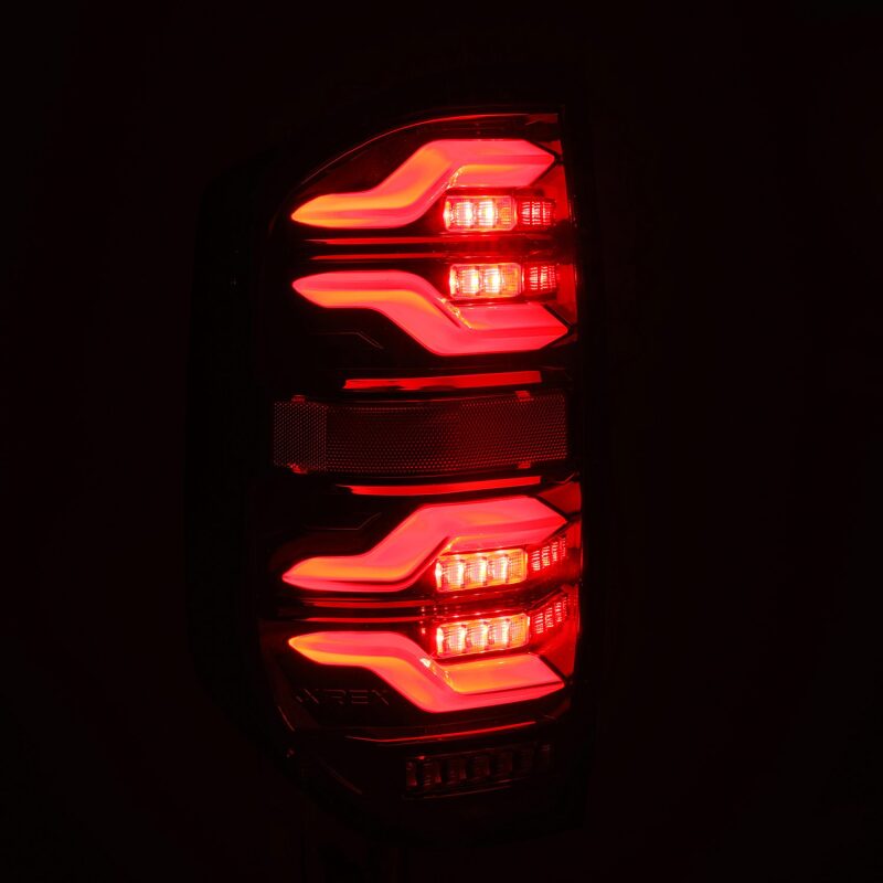 AlphaRex LUXX-Series LED Tail Lights Black | Toyota Tundra (14-21) (672040)