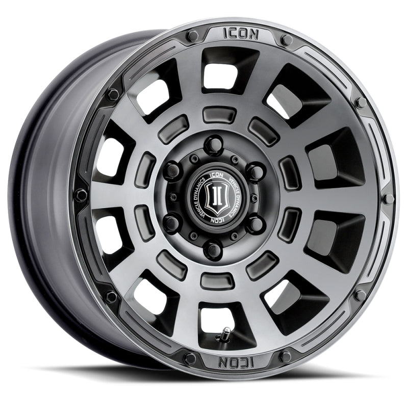 ICON Thrust 17x8.5 6x5.5 0mm Offset Wheel | Ford Bronco (21-26) (2817858347SSBT)