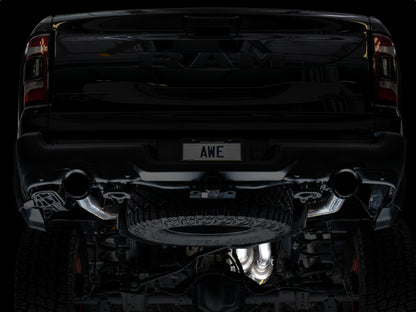 AWE 0FG Cat-Back Exhaust (Black Tips): Ram 6.2L TRX 1500 2021 - 2024