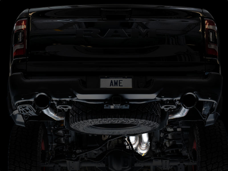 AWE 0FG Cat-Back Exhaust (Black Tips): Ram 6.2L TRX 1500 2021 - 2024