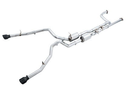 AWE 0FG Cat-Back Exhaust (Black Tips): Ram 6.2L TRX 1500 2021 - 2024