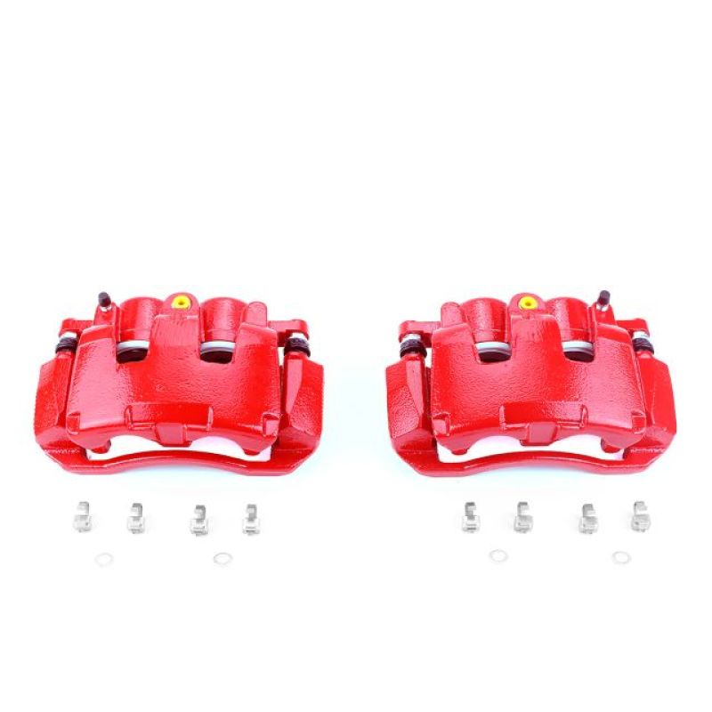 PowerStop Red Caliper (FRONT): Fits Dodge / Ram / Durango (02-24) w/ Brackets